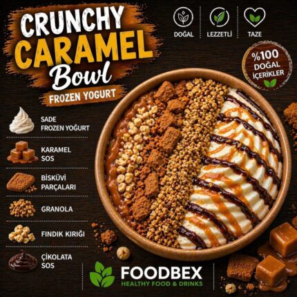 Crunch caramel bowl
